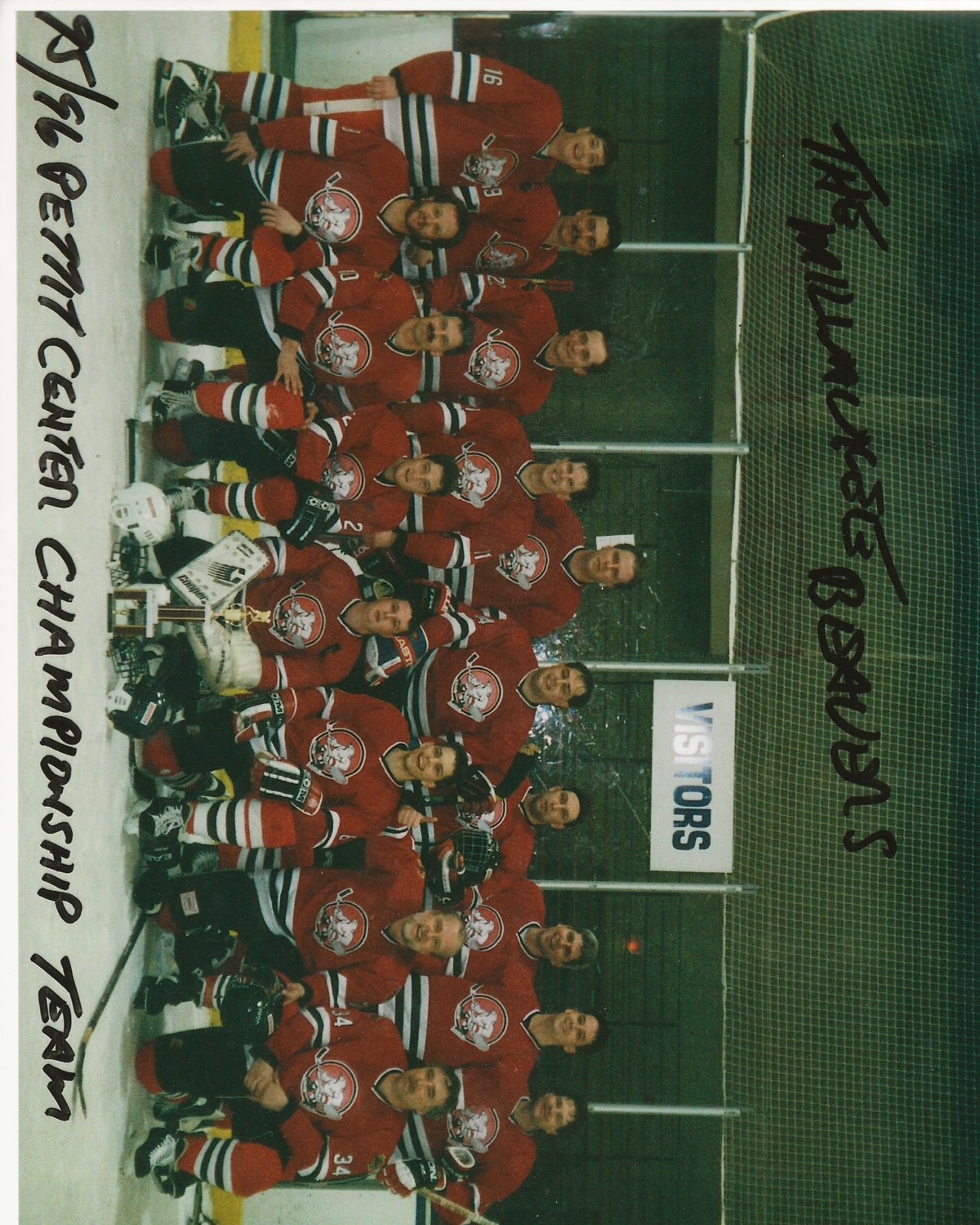 1995/96 Pettit Center League Champions - PAHL - The Beavers’ first championship